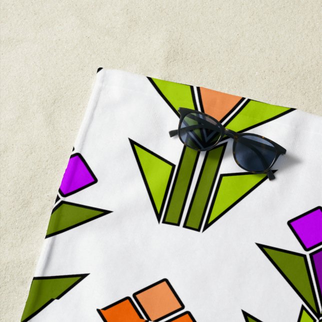 Tulips Beach Towel (In Situ)