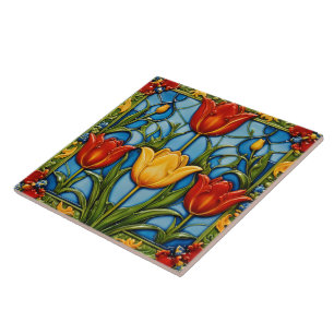 Tulips Beautiful Popular Collection Ceramic Tile