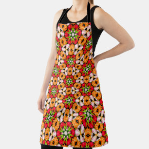 Tulips Bouquet Pattern Apron
