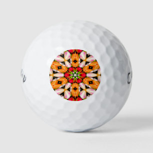 Tulips Bouquet Pattern Golf Balls