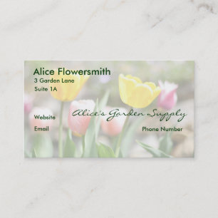 Tulips business cards