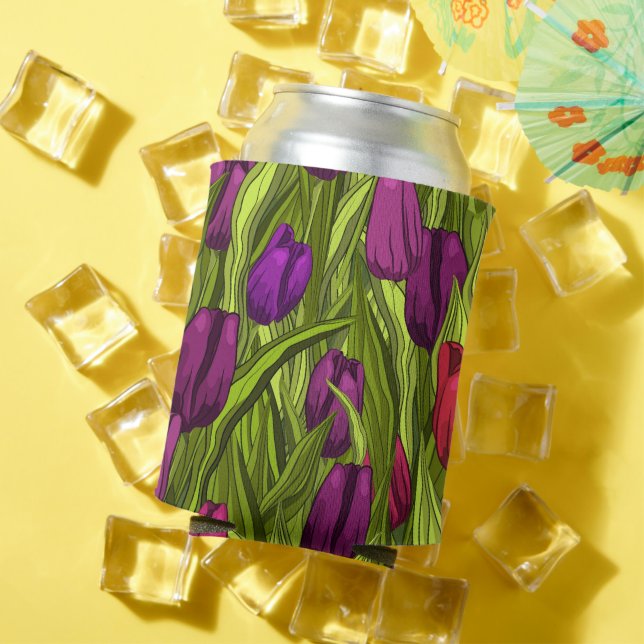 Tulips Can Cooler (In Situ Summer)