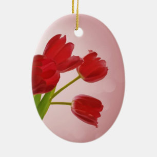 Tulips Ceramic Ornament