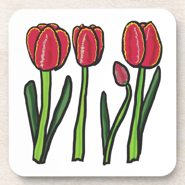 Tulips Coaster (Front)