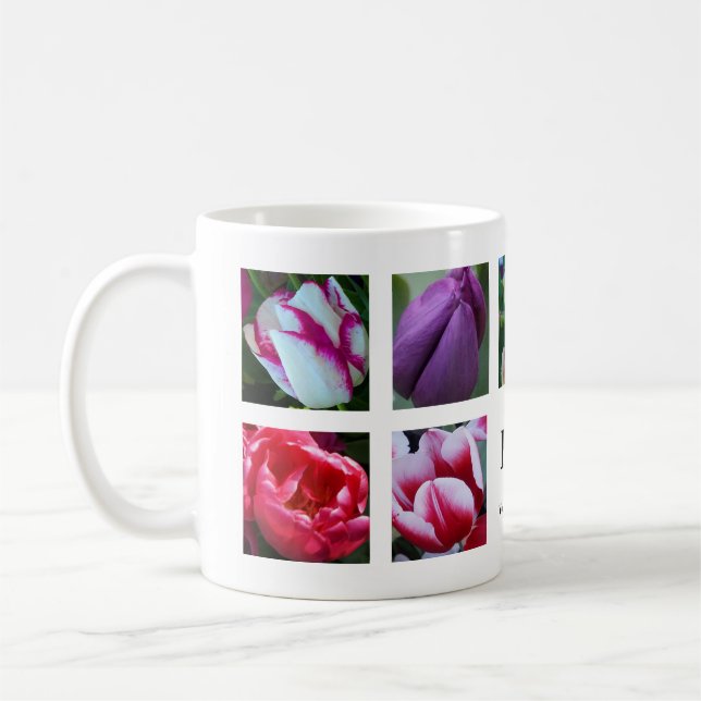 Tulips Collage #1 Mug (Left)