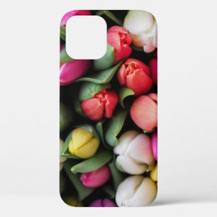 Tulips Colourful Flowers Easter Spring iPhone 12 Case