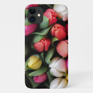 Tulips Colourful Flowers Easter Spring iPhone 11 Case
