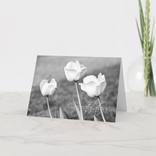 Tulips Couple Wedding Congratulations Card