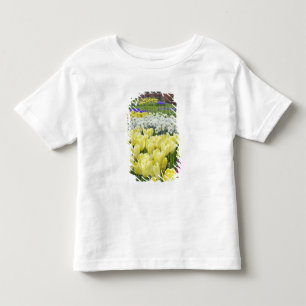 Tulips, daffodils, and Grape Hyacinth flowers, Toddler T-Shirt