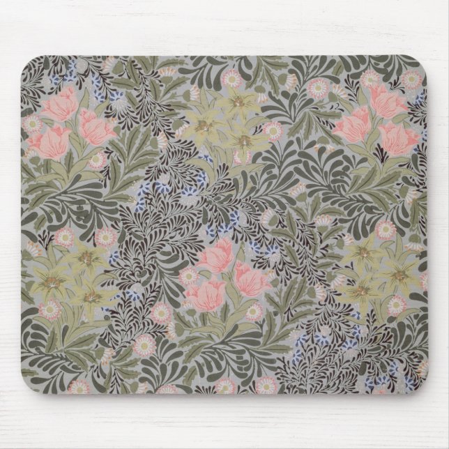 Tulips, Daisies and Honeysuckle Mouse Pad (Front)