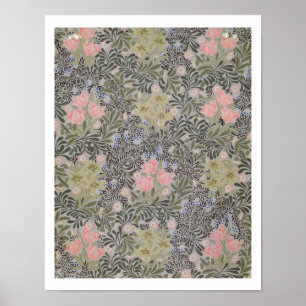 Tulips, Daisies and Honeysuckle Poster