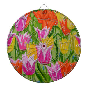 Tulips Dartboard