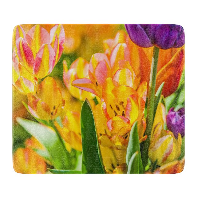 Tulips Enchanting 01 Cutting Board (Front)