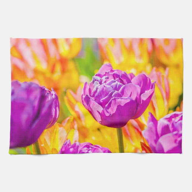 Tulips Enchanting 12 Tea Towel (Horizontal)
