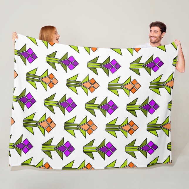 Tulips Fleece Blanket (In Situ)