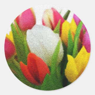 Tulips from Amsterdam Classic Round Sticker