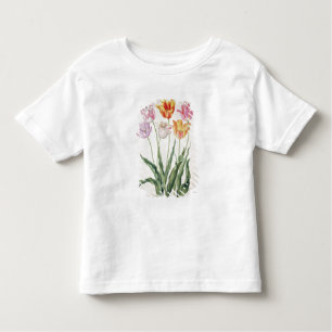 Tulips, from the 'Nassau Florilegium' (w/c on pape Toddler T-Shirt