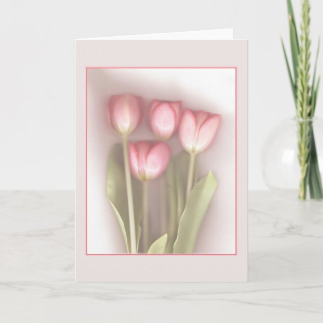 Tulips Greeting Card (Front)