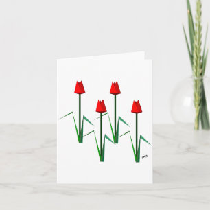 Tulips Holiday Card