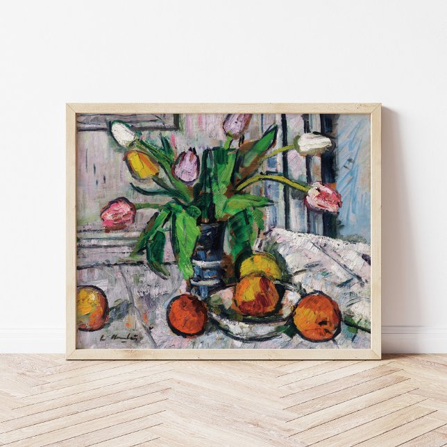 Tulips in a Blue Vase | George Leslie Hunter Poster (Creator Uploaded)