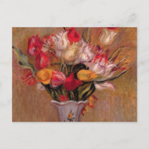 Tulips in a Vase Fine Art Bridal Postcard