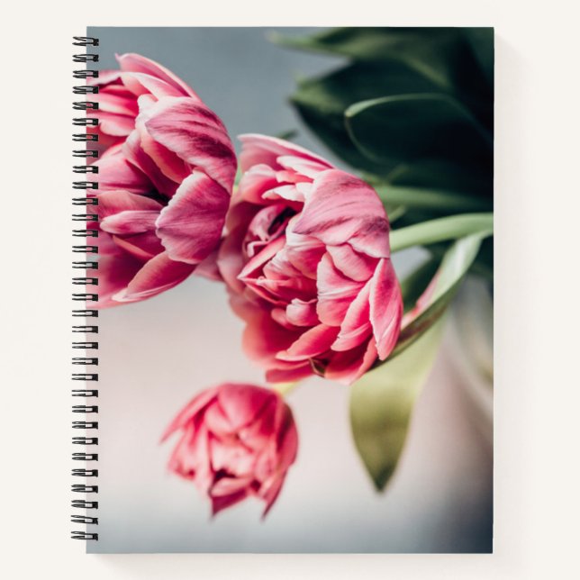 Tulips in a Vase Notebook (Front)