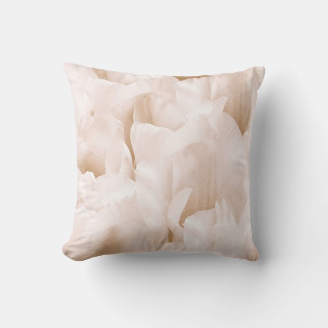 Tulips in Abstract Cushion (Front)