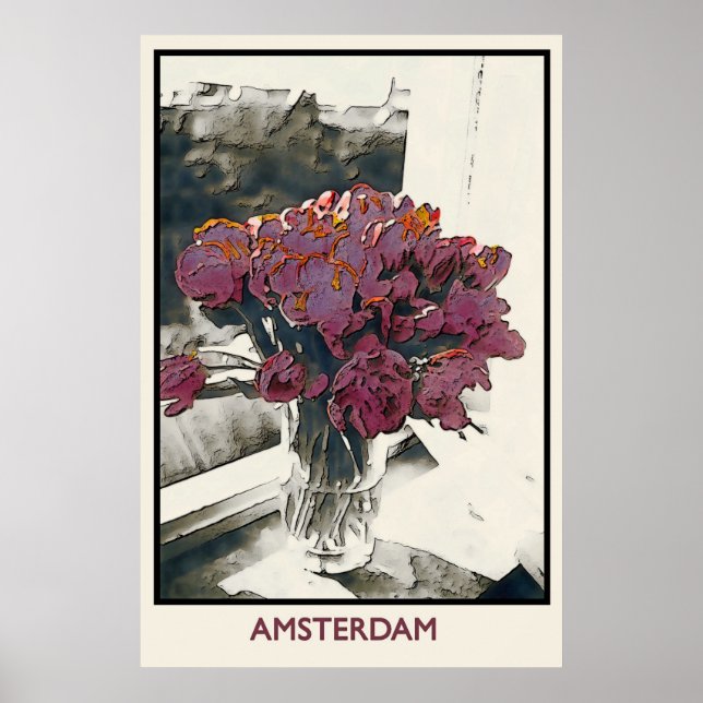 TULIPS in AMSTERDAM, poster (Front)