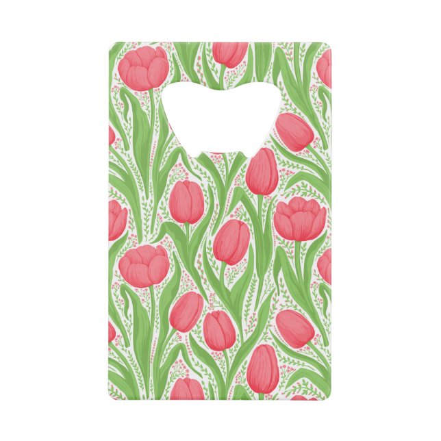 Tulips in red and green (Front)