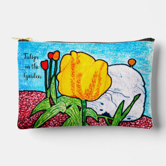 Tulips in the Garden Accessory Pouch