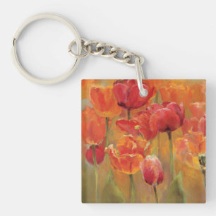 Tulips in the Midst Key Ring