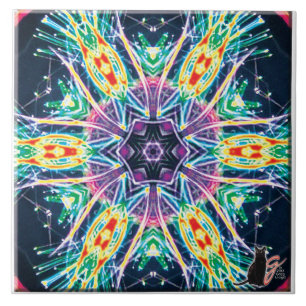 Tulips Kaleidoscope Tile