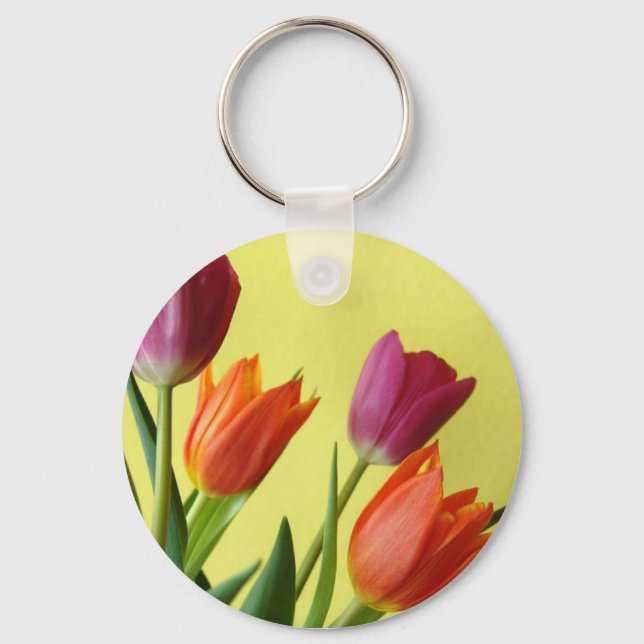 Tulips Key Chain (Front)