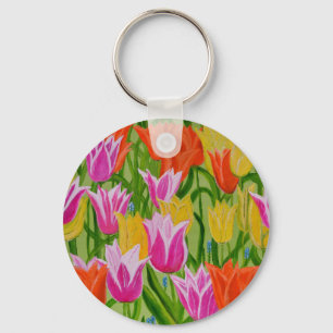 Tulips Key Ring