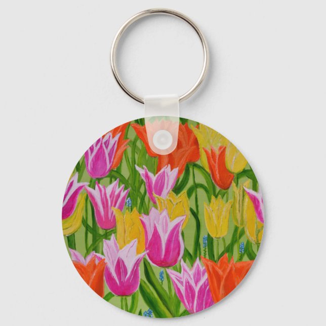 Tulips Key Ring (Front)