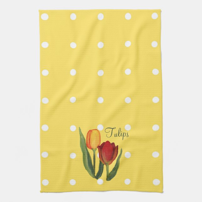 Tulips Kitchen Towel (Vertical)