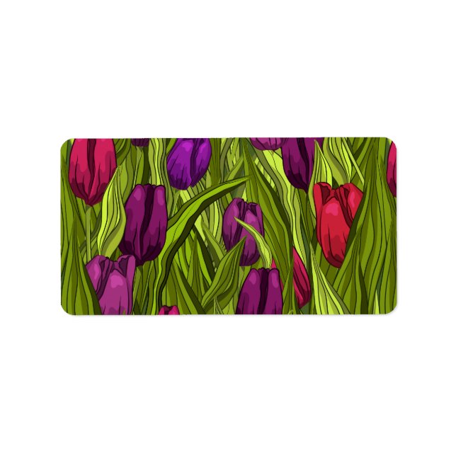 Tulips Label (Front)