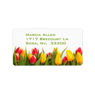 Tulips Label