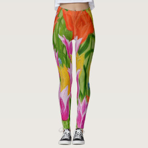 Tulips leggings 