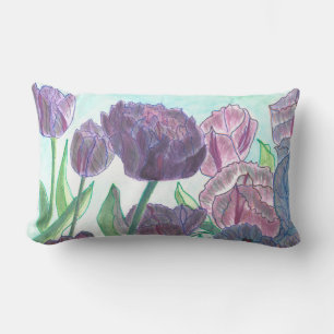 Tulips lumbar cushion