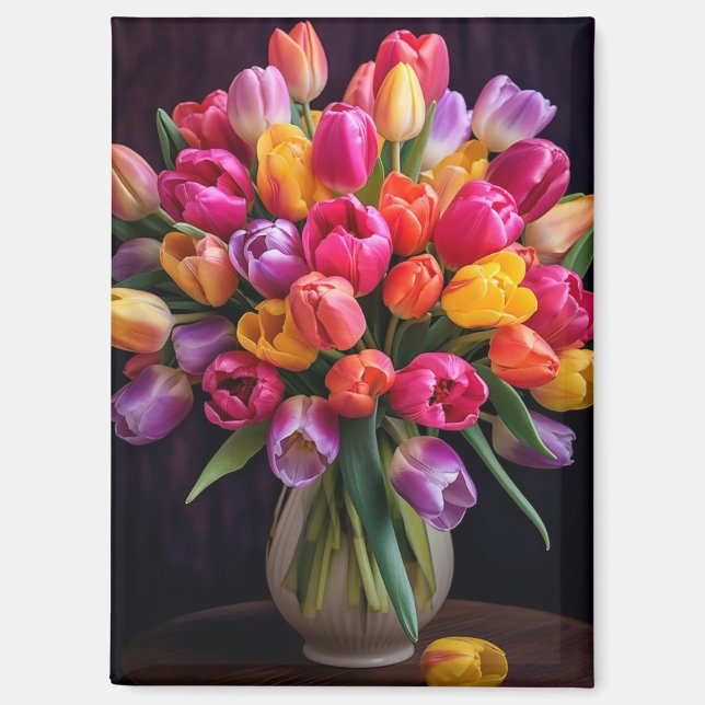 Tulips Magnet   (Front)