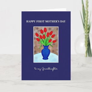 Tulips Mothers Day First Card