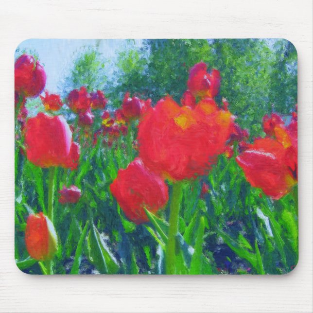 Tulips Mouse Pad (Front)