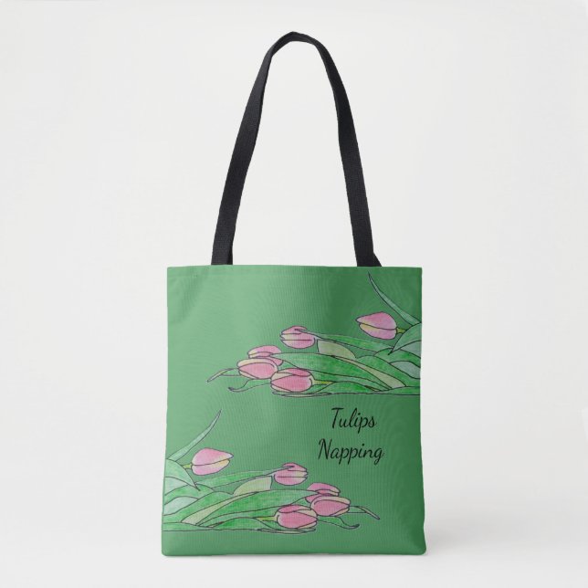 Tulips Napping  Tote Bag (Front)