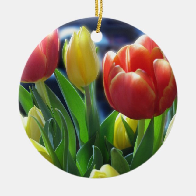 Tulips Ornament (Front)