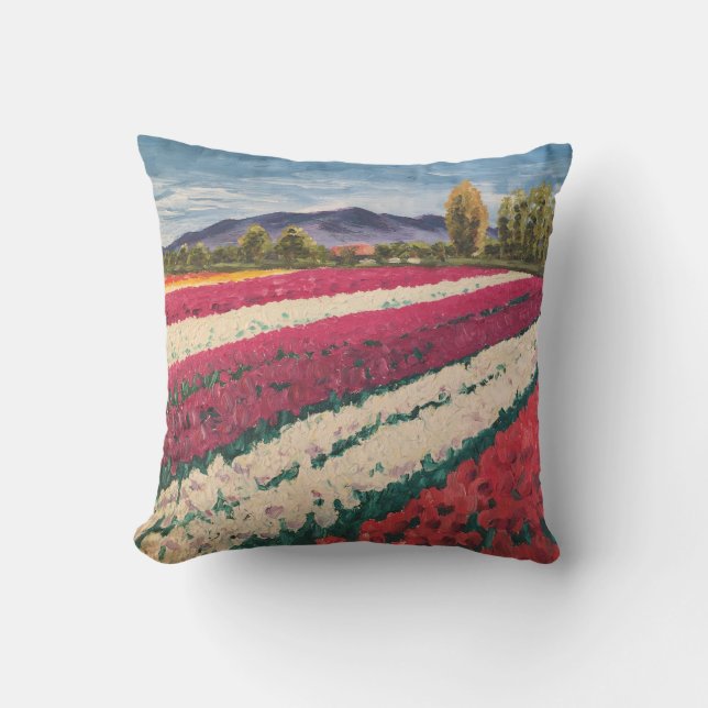 "Tulips" Outdoor Pillow (Front)