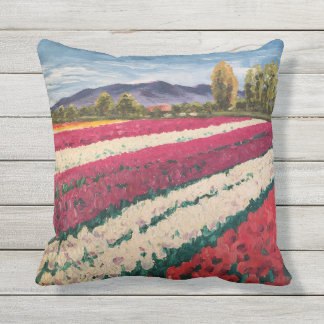 "Tulips" Outdoor Pillow