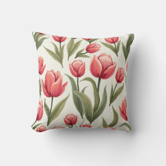 tulips pillow cushion