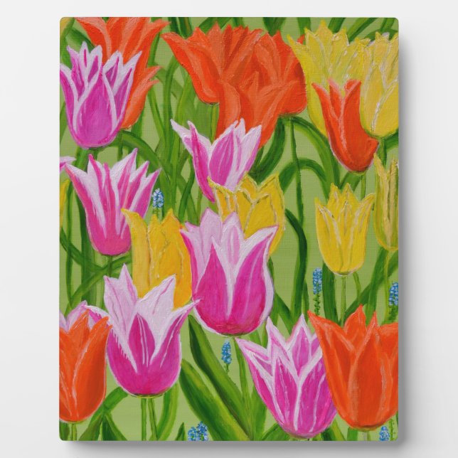 Tulips Plaque (Front)