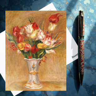 Tulips, Renoir Postcard